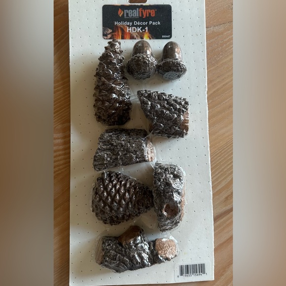 🆕 NWT HDK-1 Peterson Real-Fyre Gas Logs Decor Kit - Picture 2 of 2